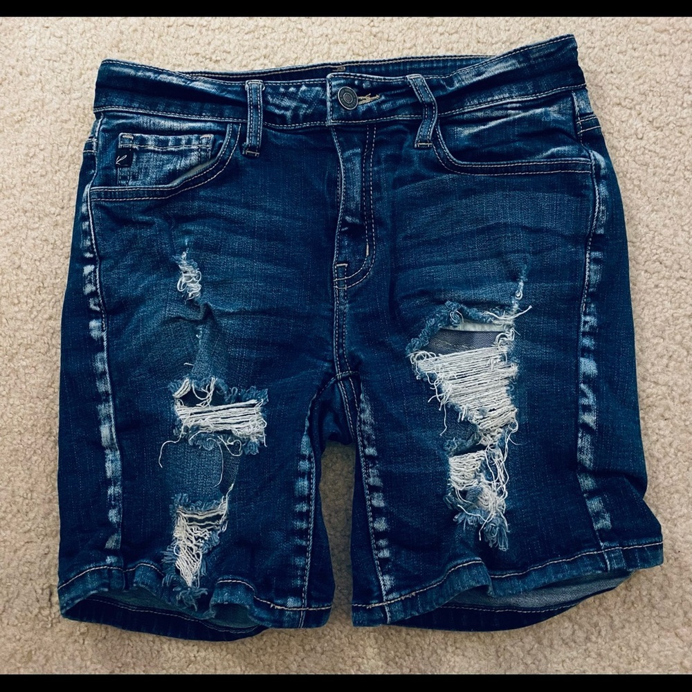 Womens Kancan Jean Shorts Estilo Size 25 Cut 2695